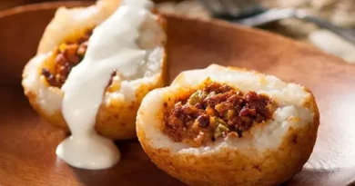 Papas asadas rellenas
